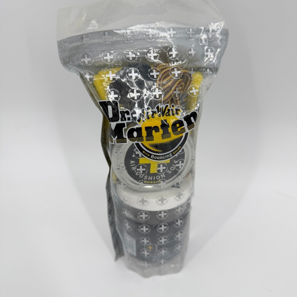 Dr. Martens AirWair Leather Shoe Boots Care Kit Wonder Balsam Dubbin Laces